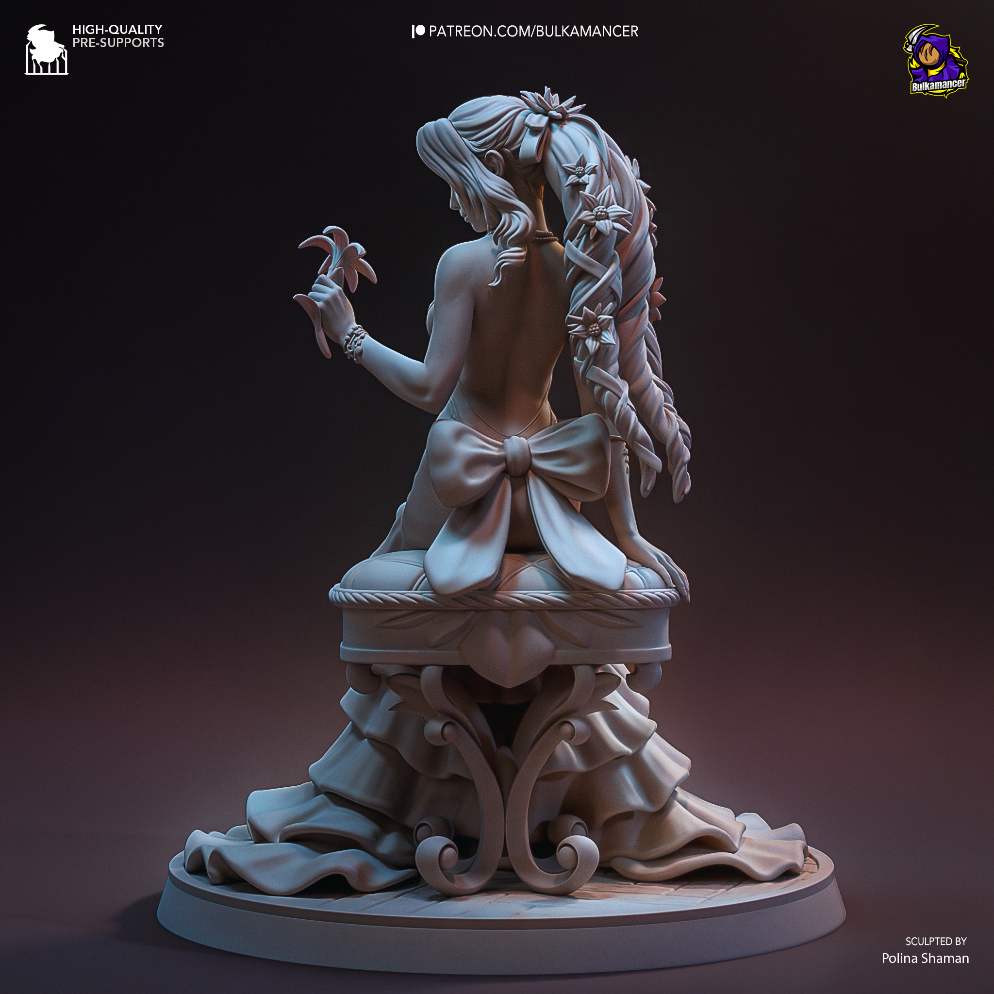 La Dama de la Flor Escarlata . Elegancia y Esperanza: imagen 10