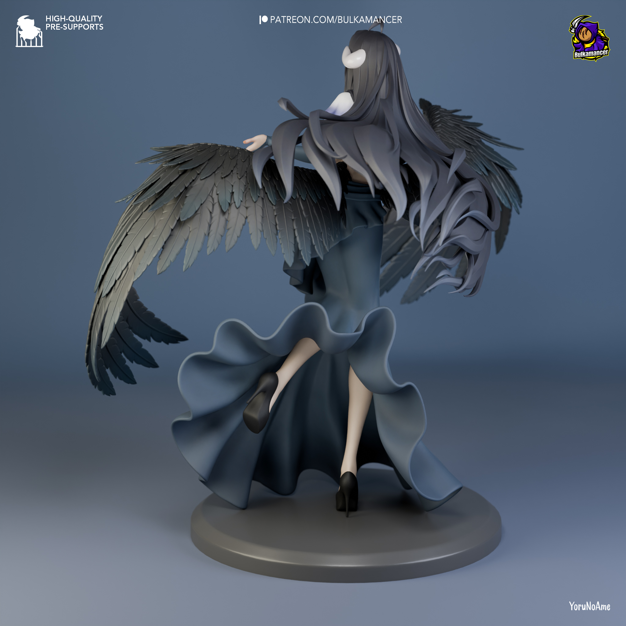 Guardiana de la Devoción Pura . Majestuosidad Alada y Lealtad Eterna: imagen 3