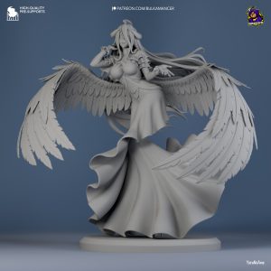 Guardiana de la Devoción Pura . Majestuosidad Alada y Lealtad Eterna: imagen 9