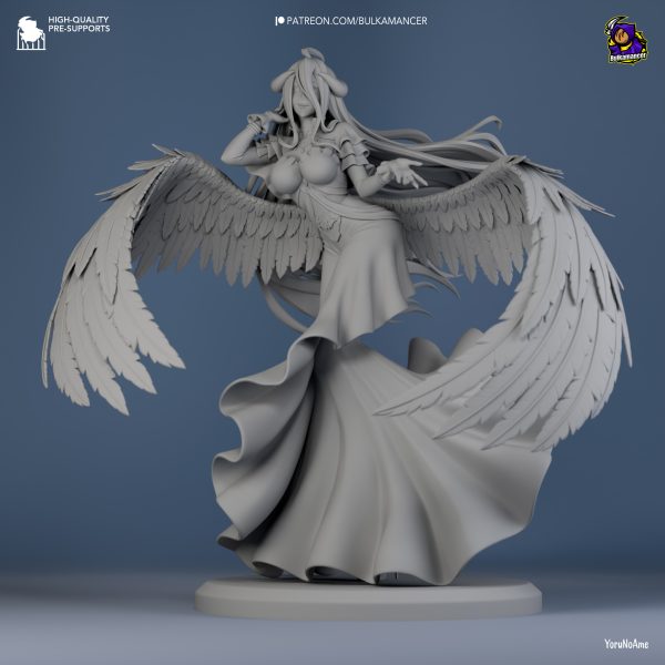 Guardiana de la Devoción Pura . Majestuosidad Alada y Lealtad Eterna