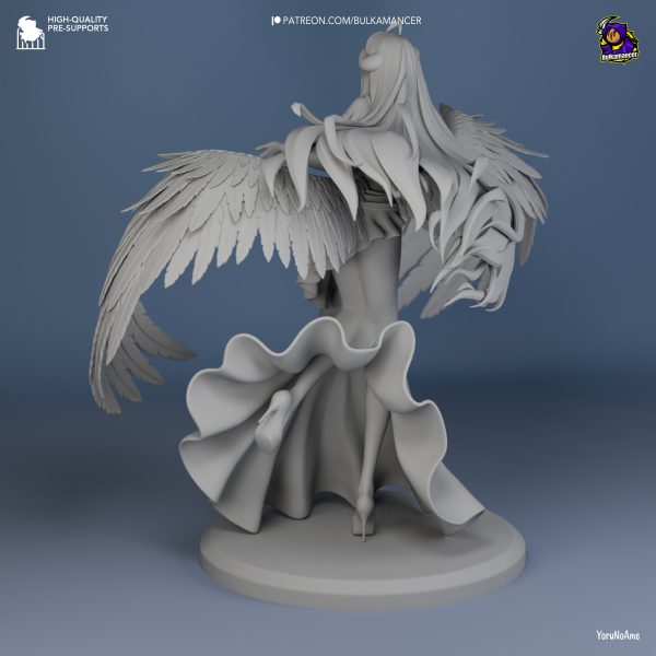 Guardiana de la Devoción Pura . Majestuosidad Alada y Lealtad Eterna