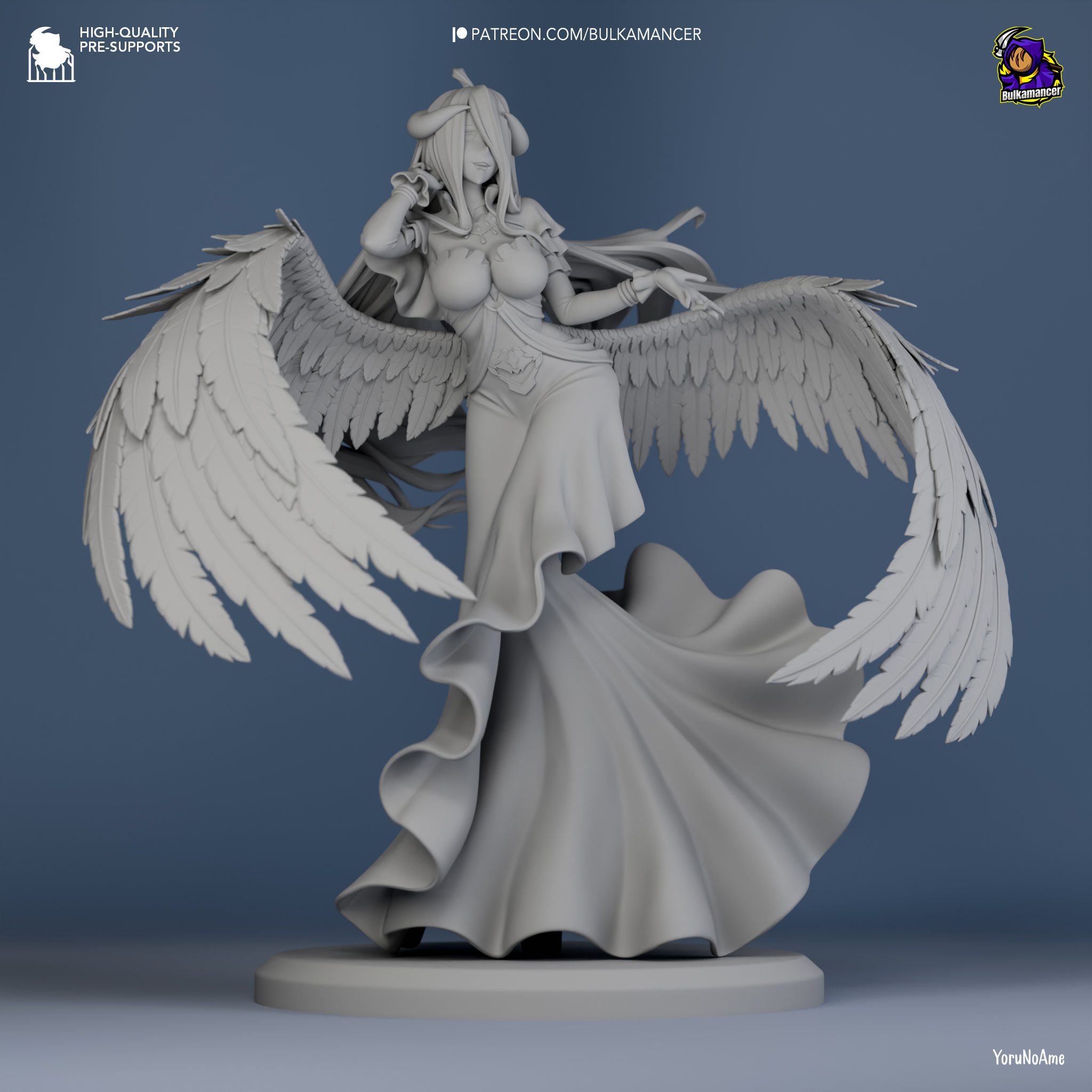 Guardiana de la Devoción Pura . Majestuosidad Alada y Lealtad Eterna: imagen 7