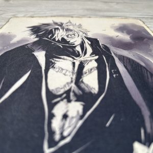 Lámina Artística: El Vendaval de la Determinación - Ilustración Fanart en Papel Artesanal: imagen 3