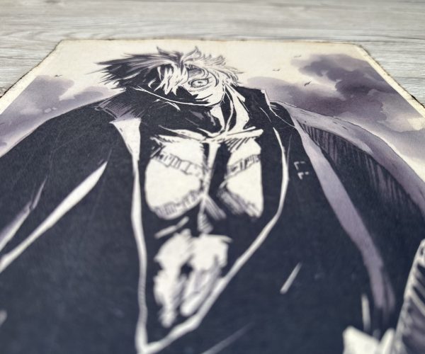 Lámina Artística: El Vendaval de la Determinación - Ilustración Fanart en Papel Artesanal