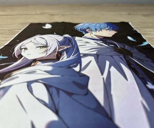 Lámina Artística: El Peso de los Recuerdos y la Eternidad - Ilustración Fanart en Papel Artesanal