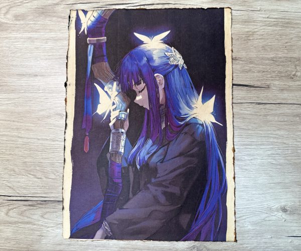 Lámina Artística: El Destello del Legado Mágico - Ilustración Fanart en Papel Artesanal