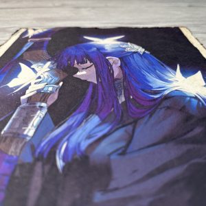 Lámina Artística: El Destello del Legado Mágico - Ilustración Fanart en Papel Artesanal: imagen 3