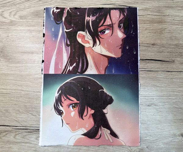 Lámina Artística: El Secreto de la Boticaria y el Rostro de la Corte - Ilustración Fanart en Papel Artesanal