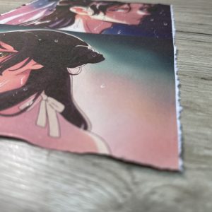 Lámina Artística: El Secreto de la Boticaria y el Rostro de la Corte - Ilustración Fanart en Papel Artesanal: imagen 2