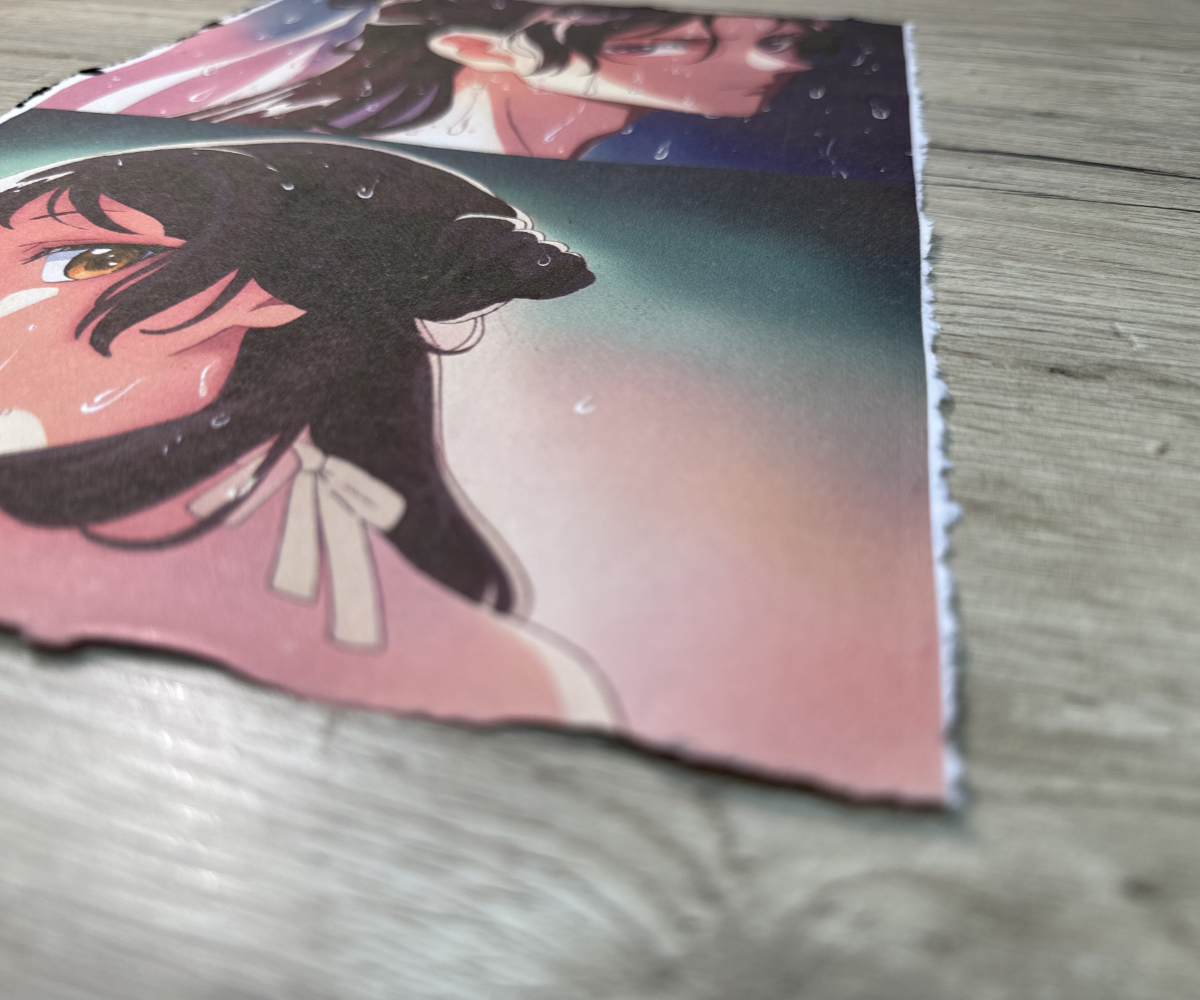 Lámina Artística: El Secreto de la Boticaria y el Rostro de la Corte - Ilustración Fanart en Papel Artesanal: imagen 2