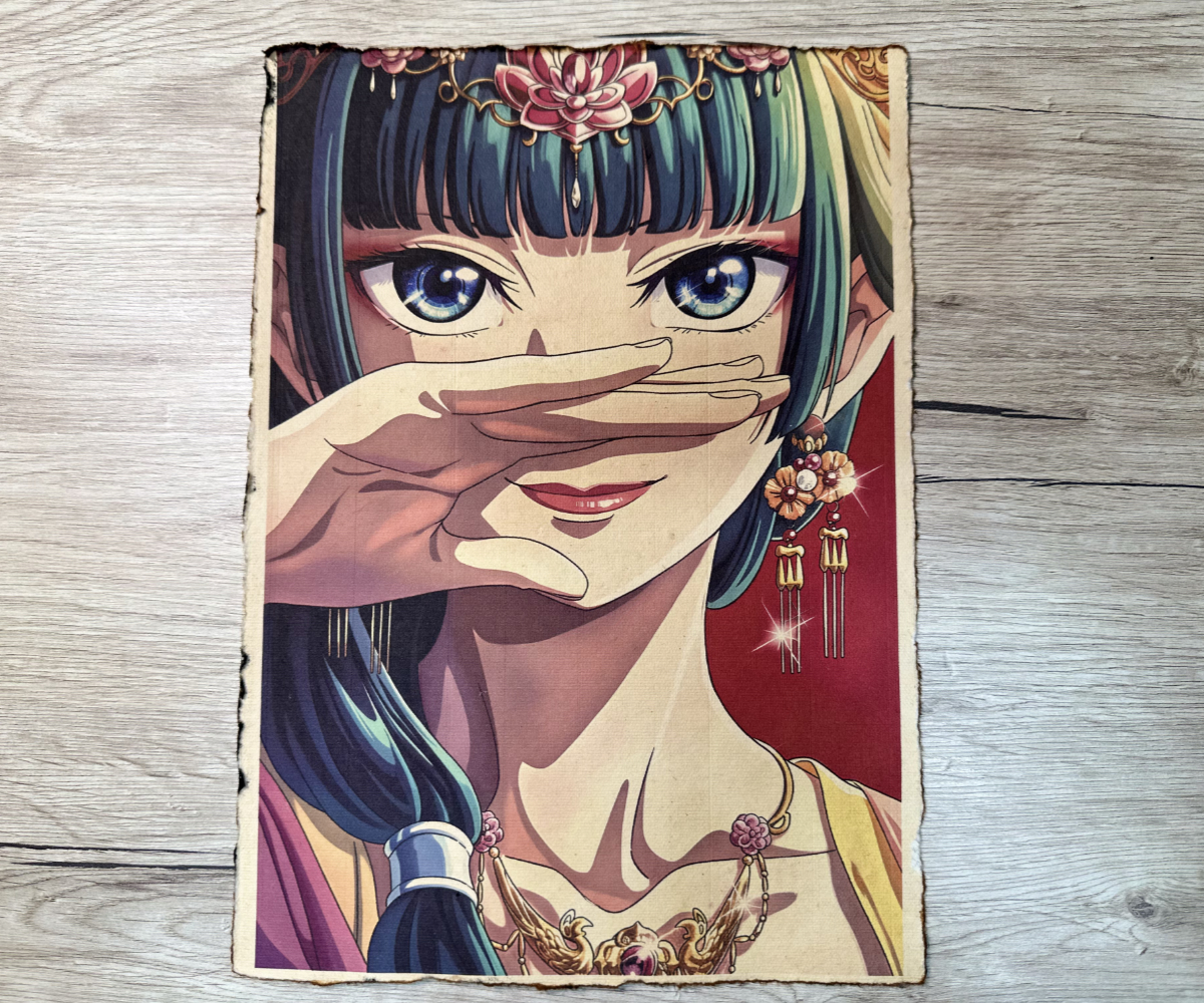Lámina Artística: La Sabiduría de las Hierbas - Ilustración Fanart en Papel Artesanal: imagen 1