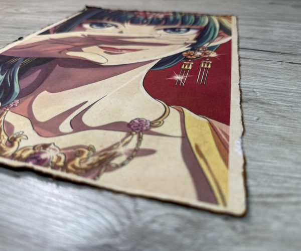 Lámina Artística: La Sabiduría de las Hierbas - Ilustración Fanart en Papel Artesanal