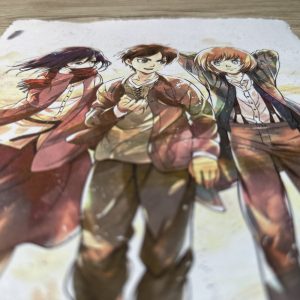 Lámina Artística: El Vínculo de la Infancia y la Promesa de Libertad - Ilustración Fanart en Papel Artesanal: imagen 3