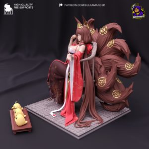 Matriarca del Fuego Carmesí . Elegancia Imperial y Devoción Eterna: imagen 2