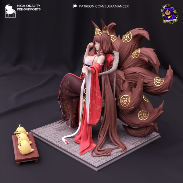 Matriarca del Fuego Carmesí . Elegancia Imperial y Devoción Eterna