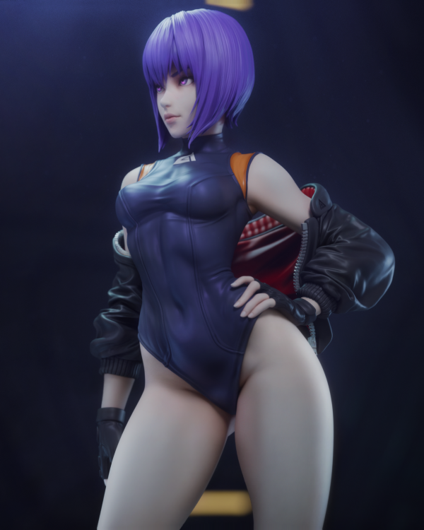 La Líder de la Sección Táctica . Cyberpunk, Autoridad y Alma