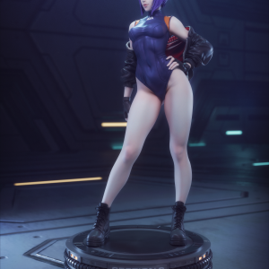 La Líder de la Sección Táctica . Cyberpunk, Autoridad y Alma: imagen 6