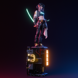 La Guerrera del Neón . Honor, Futuro y Tecnología: imagen 3