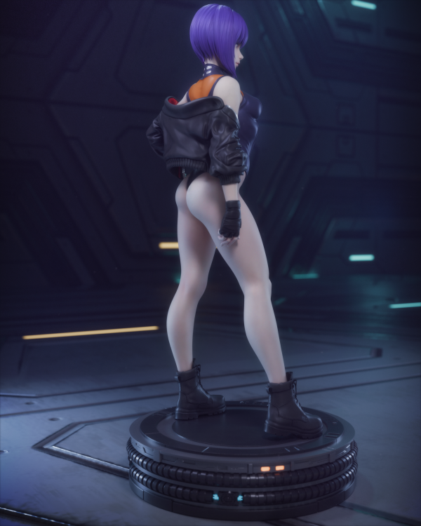 La Líder de la Sección Táctica . Cyberpunk, Autoridad y Alma