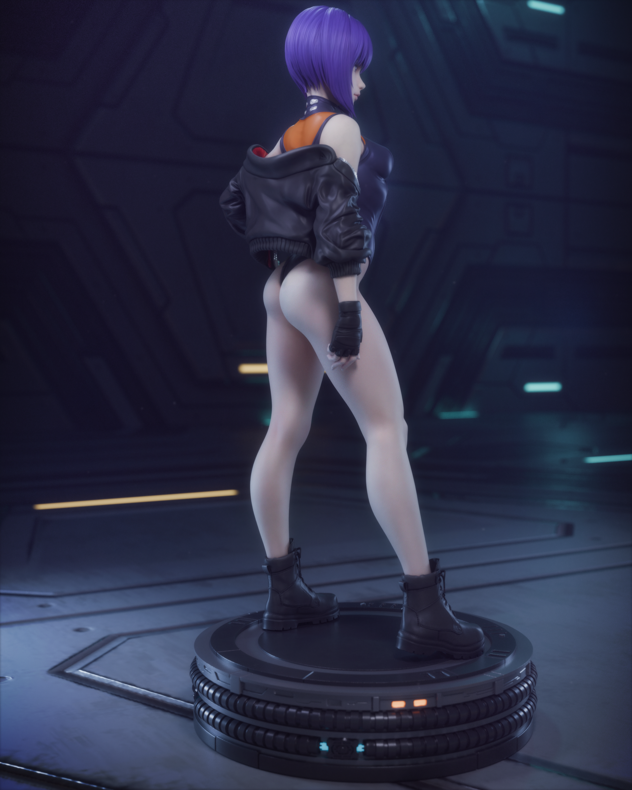 La Líder de la Sección Táctica . Cyberpunk, Autoridad y Alma: imagen 2