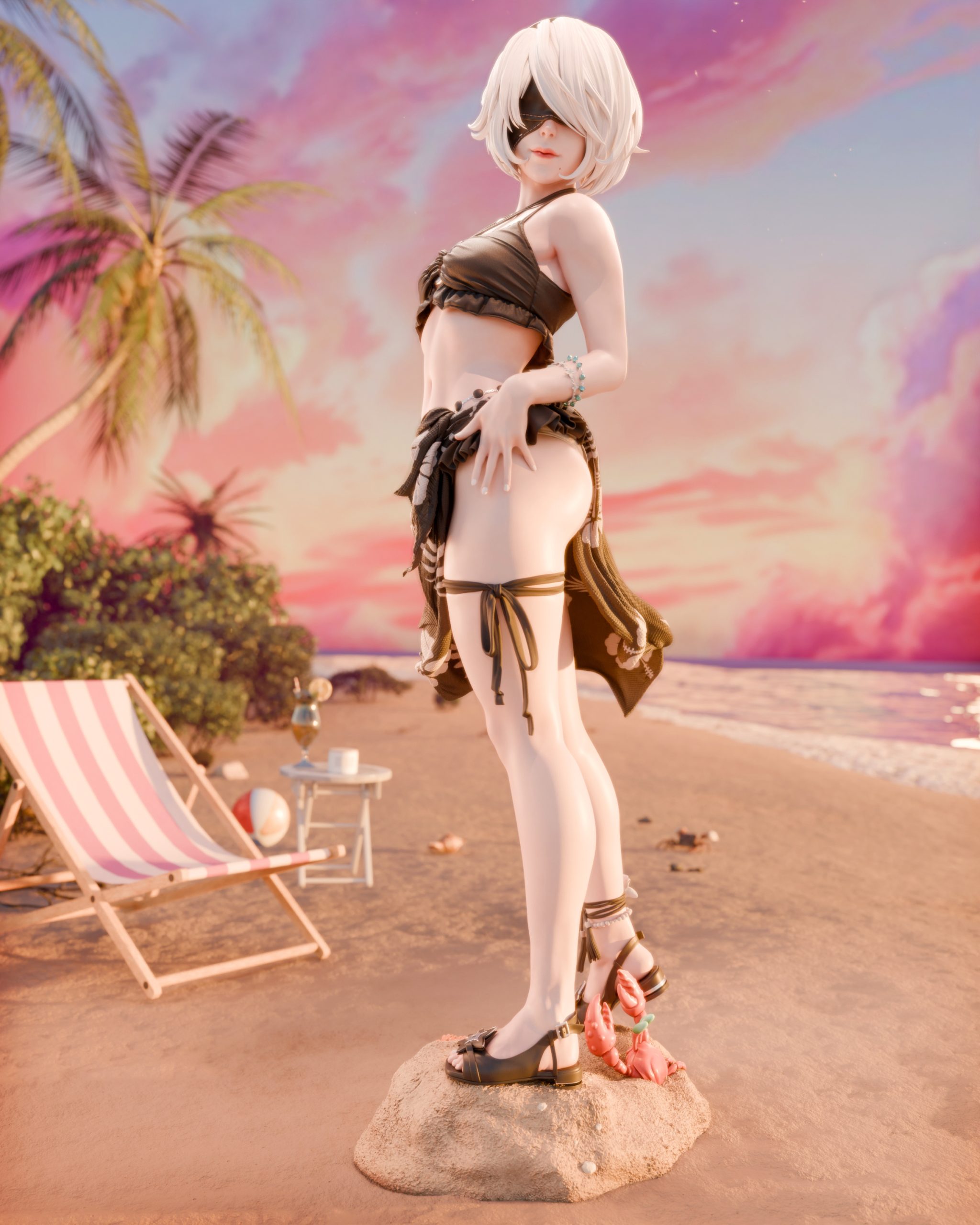 La Androide del Verano . Elegancia, Descanso y Sintética: imagen 3