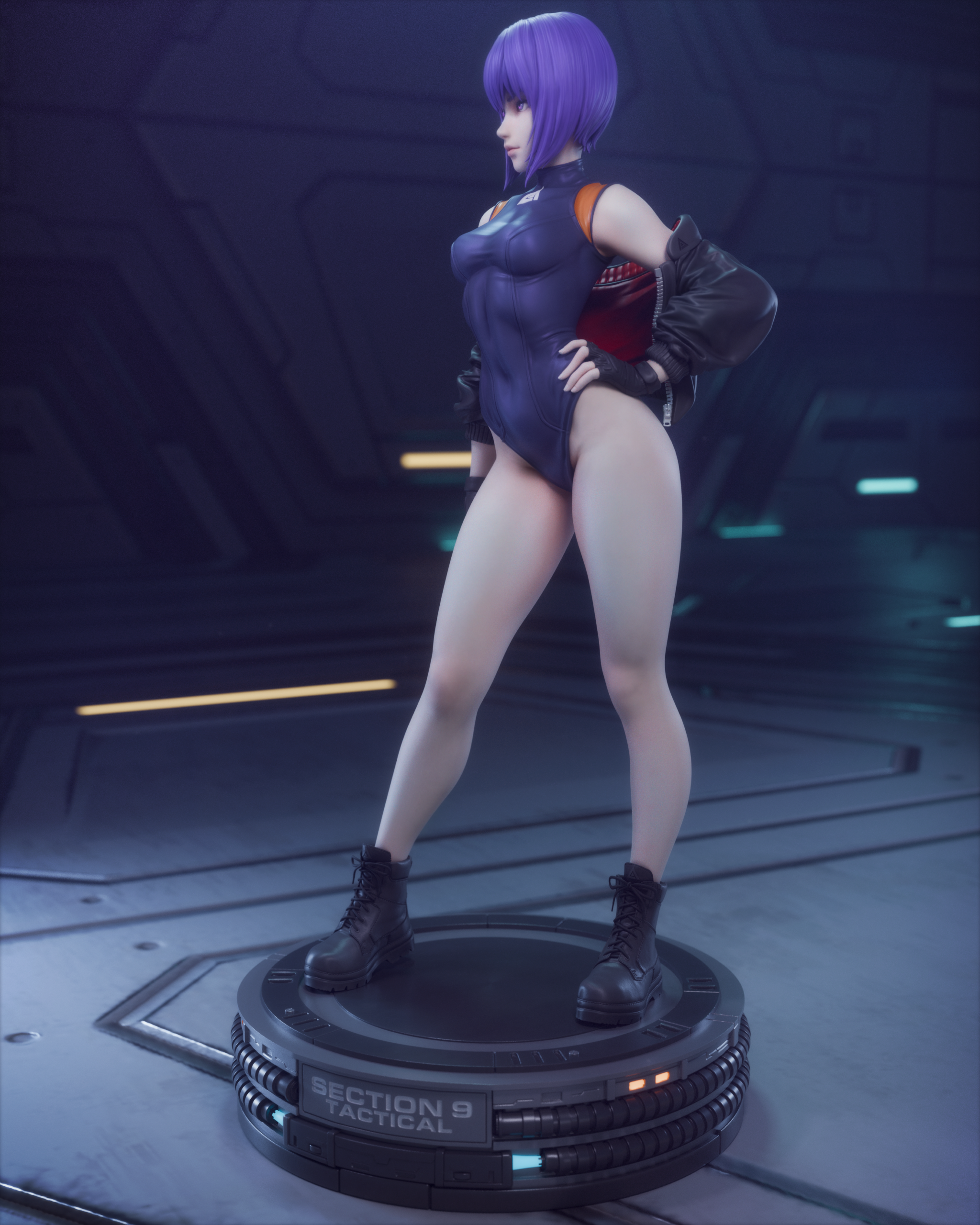 La Líder de la Sección Táctica . Cyberpunk, Autoridad y Alma: imagen 4