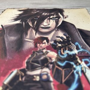 Lámina Artística: La Fuerza del Espíritu Indomable - Ilustración Fanart en Papel Artesanal: imagen 3