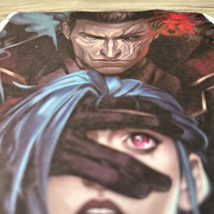 Lámina Artística: El Amparo de las Sombras y la Promesa Absoluta - Ilustración Fanart en Papel Artesanal: imagen 3