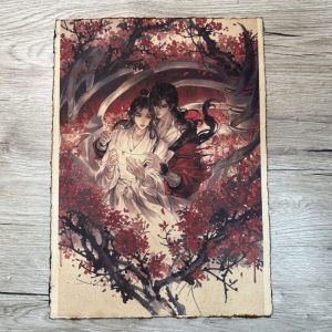 Lámina Artística: El Hilo Rojo del Destino y la Eternidad - Ilustración Fanart en Papel Artesanal