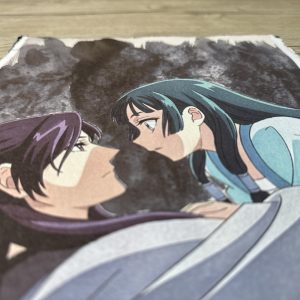 Lámina Artística: El Cuidado en la Penumbra - Ilustración Fanart en Papel Artesanal: imagen 3