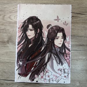 Lámina Artística: El Encuentro de las Almas Elevadas - Ilustración Fanart en Papel Artesanal