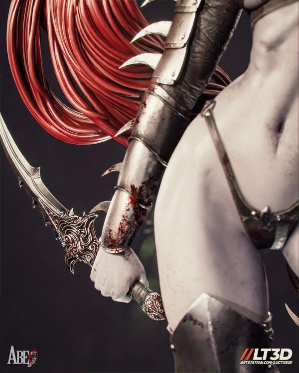 La Gladiadora de la Arena Letal . Gracia, Crueldad y Destreza