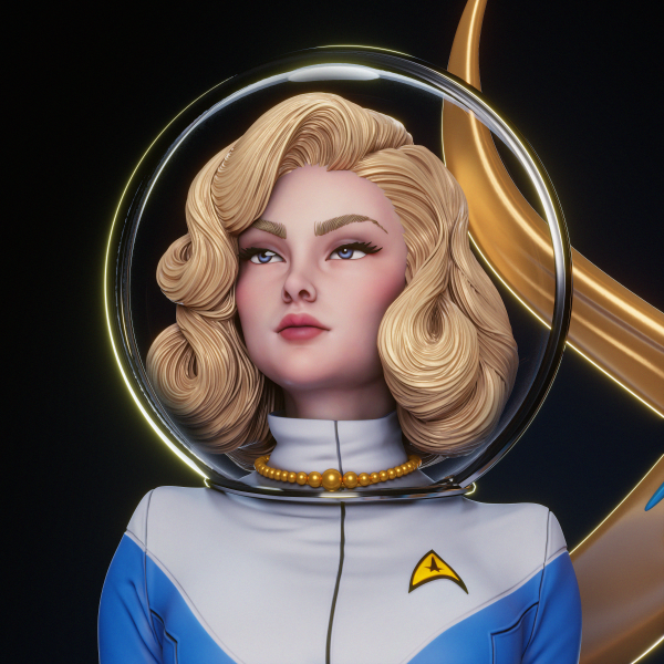 La Oficial Estelar . Exploración, Elegancia y Retro-Futurismo