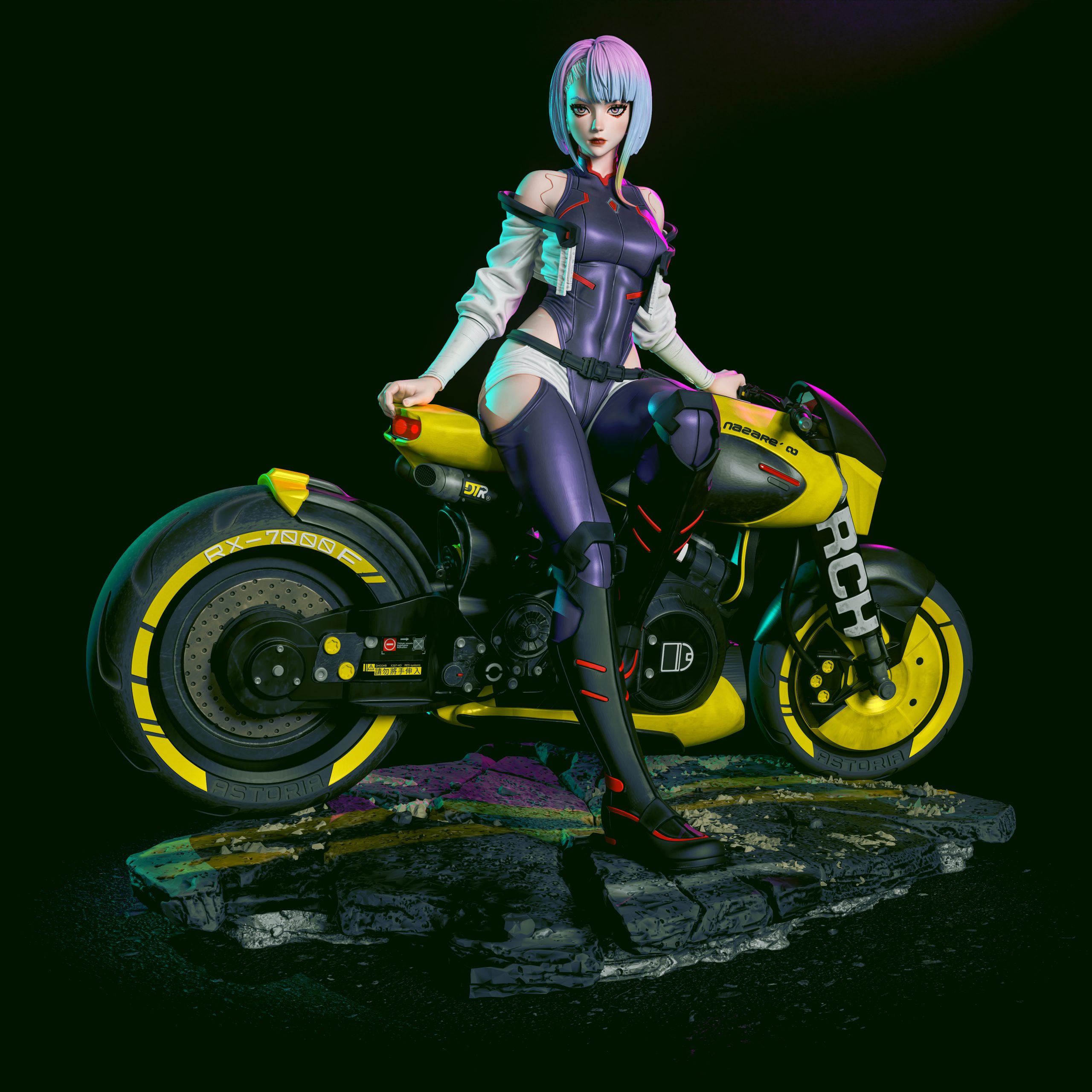 La Netrunner de Neón . Anime, Distopía y Velocidad: imagen 7