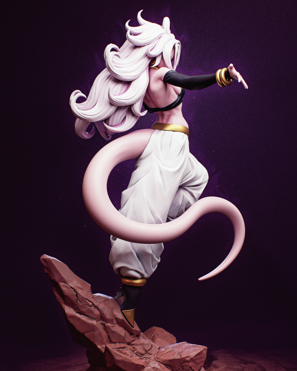 La Androide Majin . Anime, Lucha y Ciencia Ficción