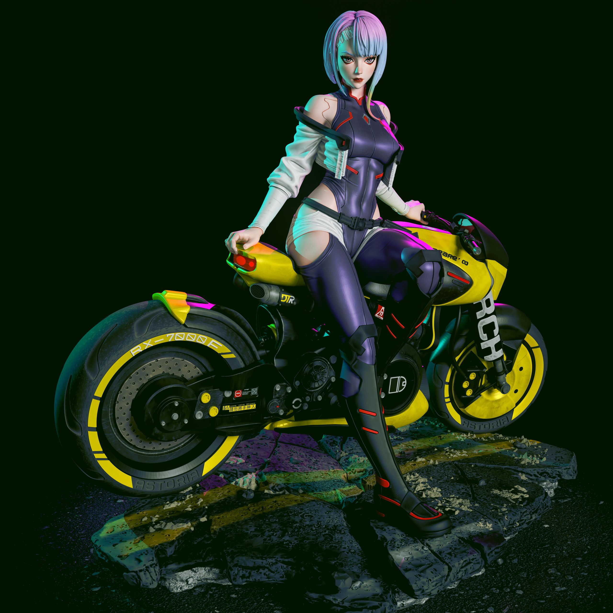 La Netrunner de Neón . Anime, Distopía y Velocidad: imagen 3