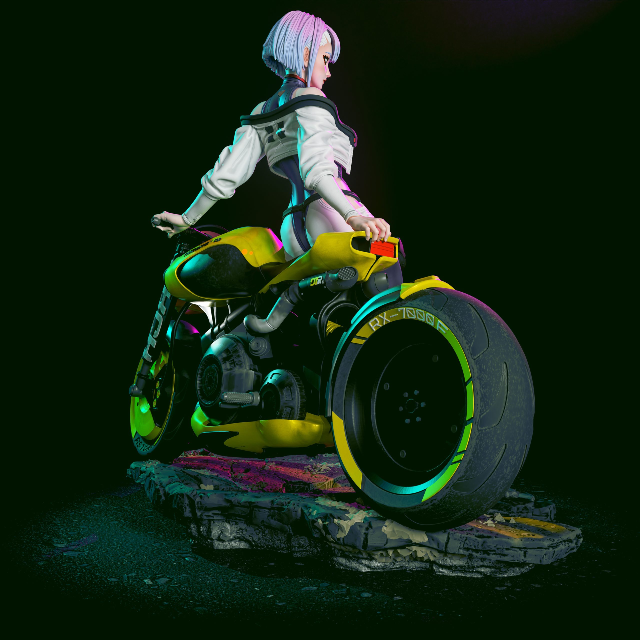 La Netrunner de Neón . Anime, Distopía y Velocidad: imagen 4