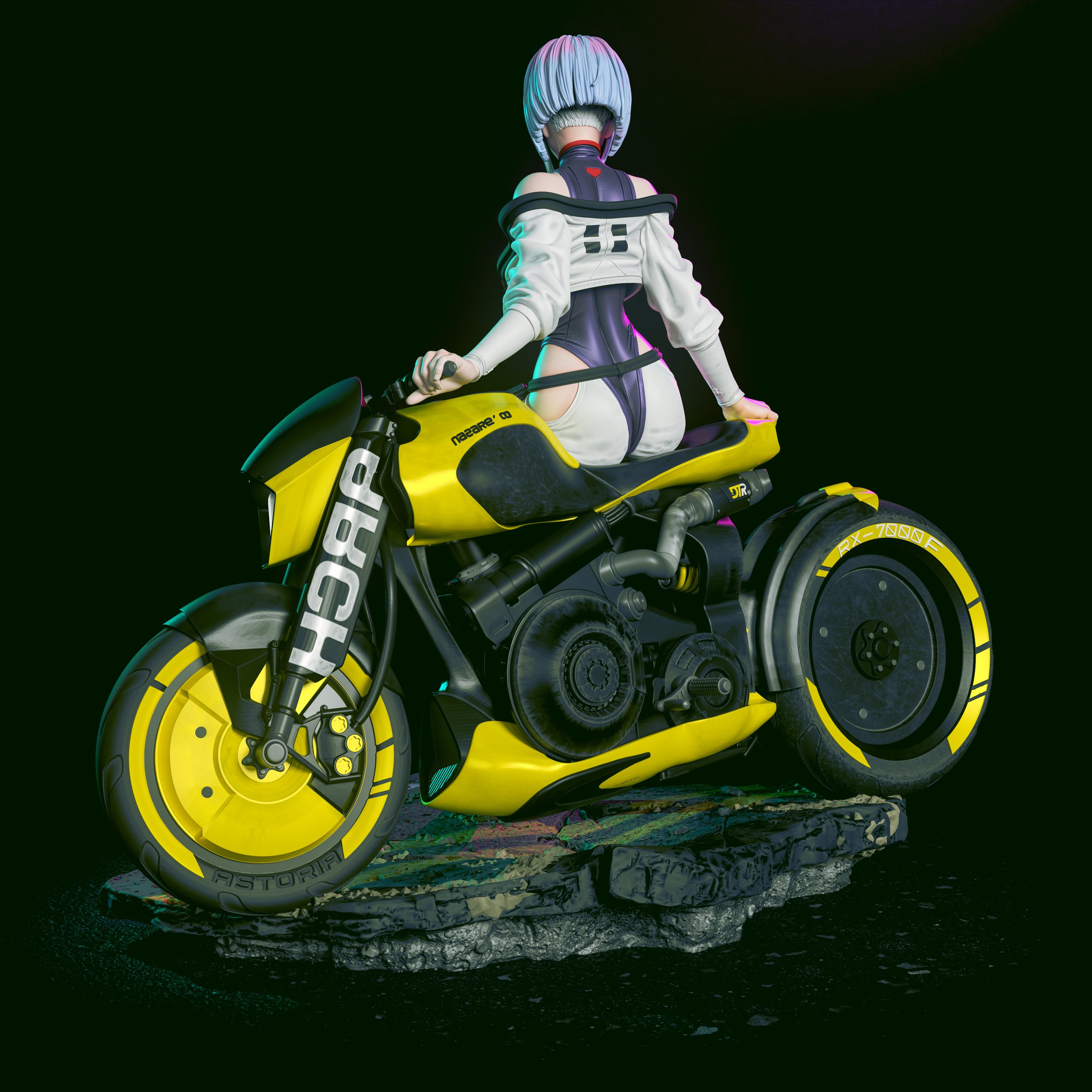 La Netrunner de Neón . Anime, Distopía y Velocidad: imagen 5