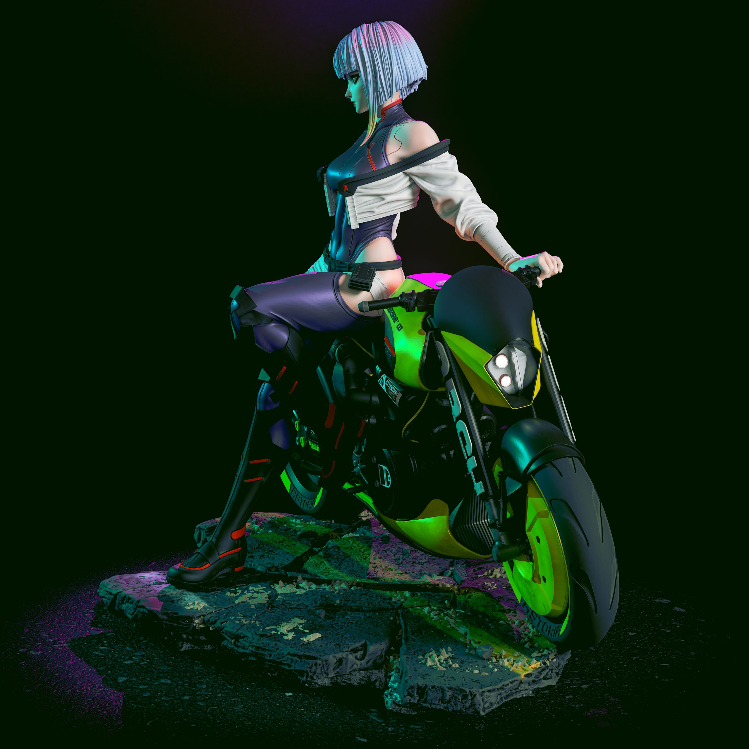 La Netrunner de Neón . Anime, Distopía y Velocidad: imagen 6