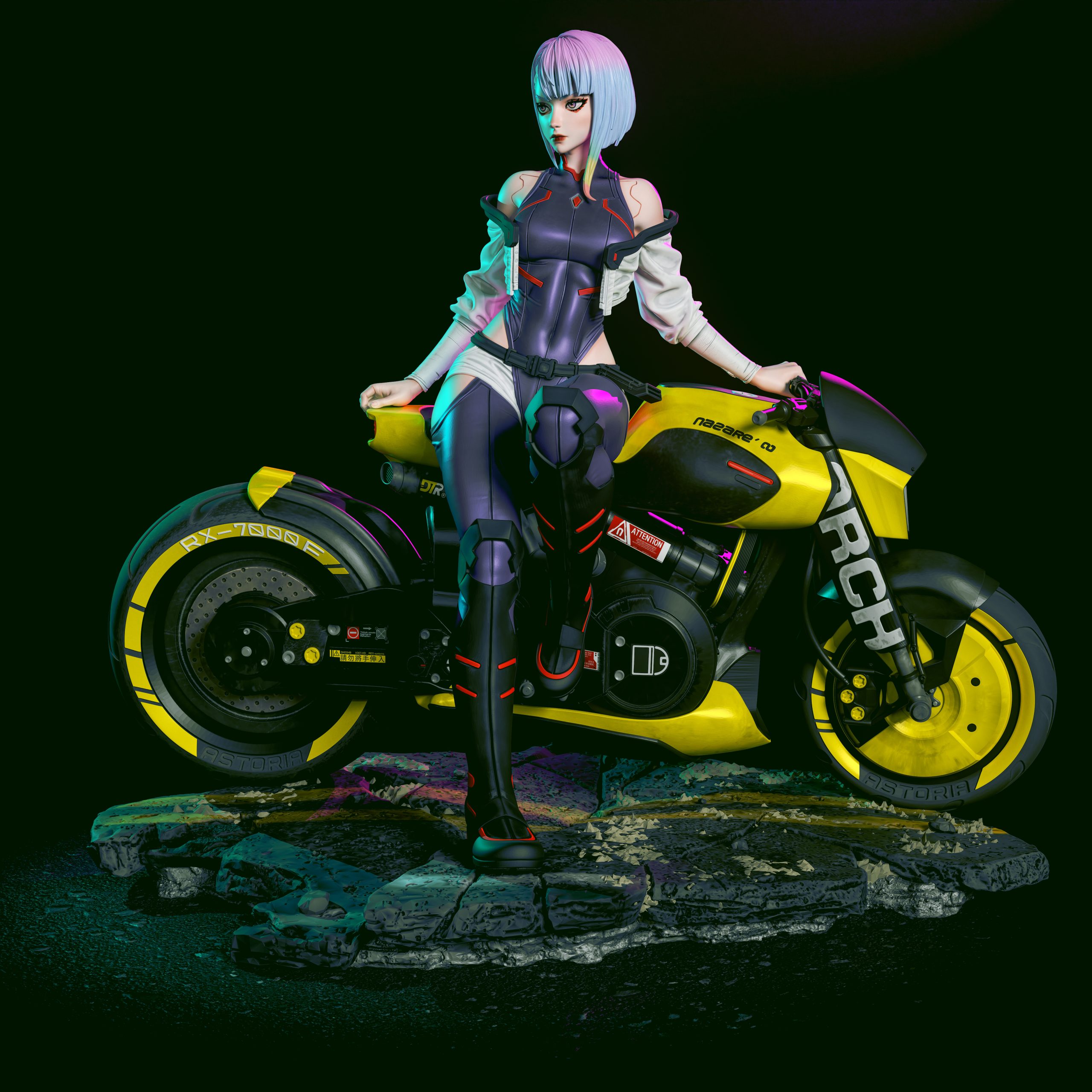 La Netrunner de Neón . Anime, Distopía y Velocidad: imagen 1