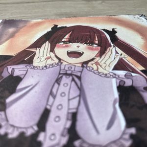 Lámina Artística: La Magia del Atavío y la Sonrisa Radiante - Ilustración Fanart en Papel Artesanal: imagen 3