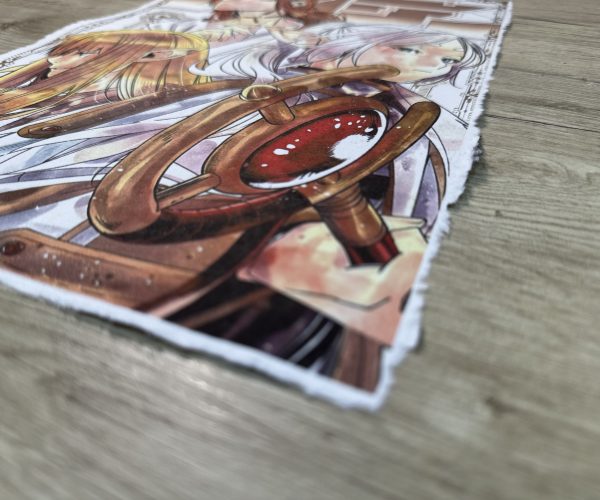 Lámina Artística: El Legado de la Magia Eterna - Ilustración Fanart en Papel Artesanal