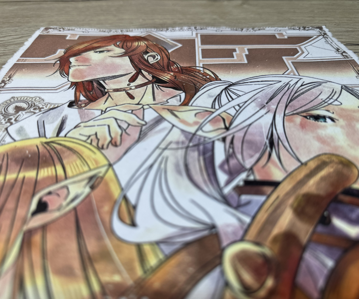 Lámina Artística: El Legado de la Magia Eterna - Ilustración Fanart en Papel Artesanal: imagen 3