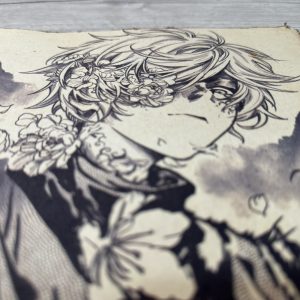 Lámina Artística: El Vacío y la Floración Mística - Ilustración Fanart en Papel Artesanal: imagen 3