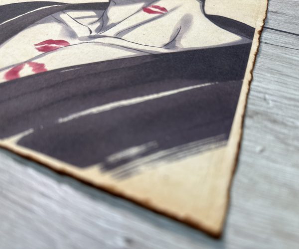 Lámina Artística: Magnetismo Moderno y Estilo Urbano - Ilustración Fanart en Papel Artesanal