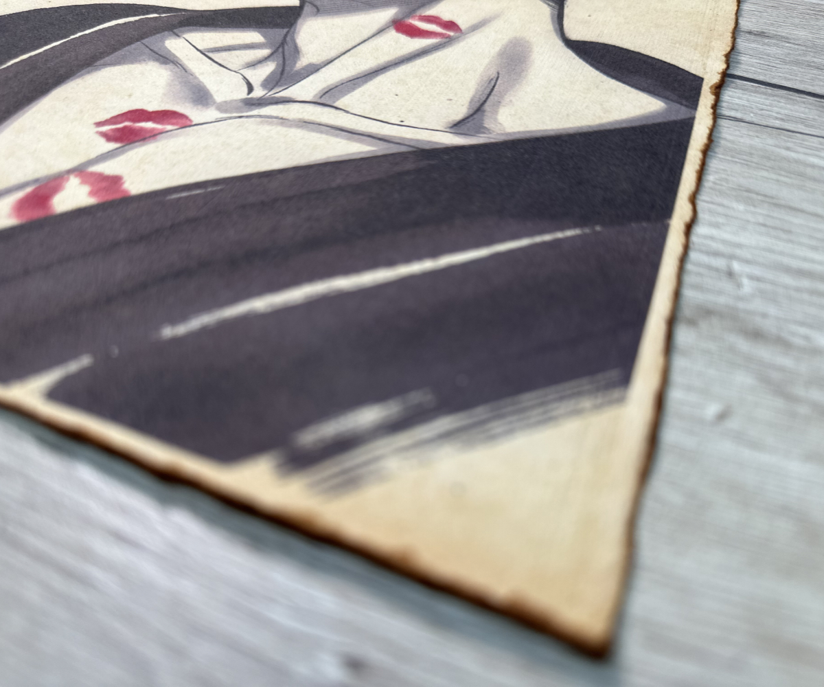 Lámina Artística: Magnetismo Moderno y Estilo Urbano - Ilustración Fanart en Papel Artesanal: imagen 2