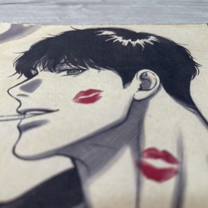Lámina Artística: Magnetismo Moderno y Estilo Urbano - Ilustración Fanart en Papel Artesanal: imagen 3