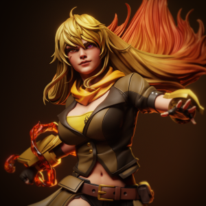 La Cazadora Ígnea . Animación, Acción y Combate: imagen 7