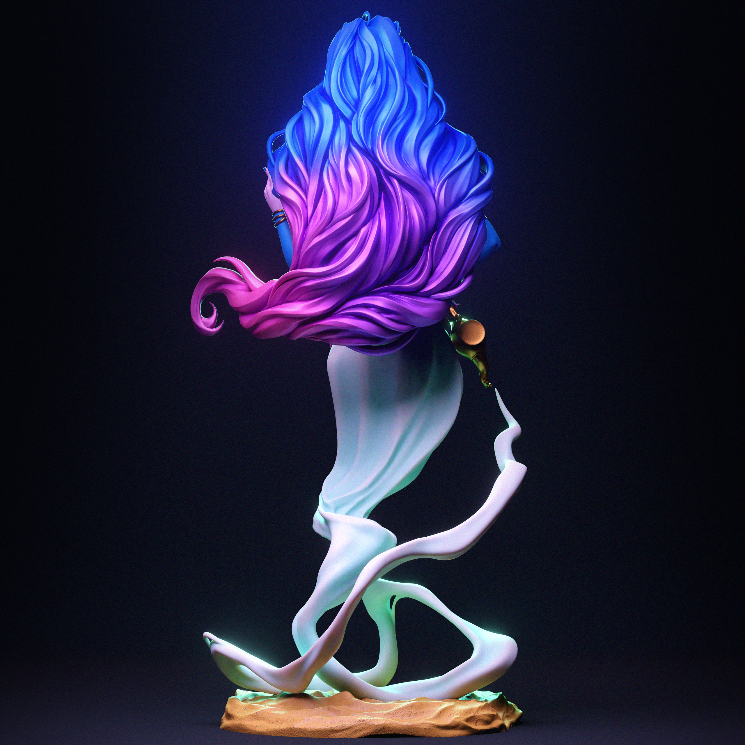 El Espíritu de la Lámpara . Fantasía y Mitología: imagen 6