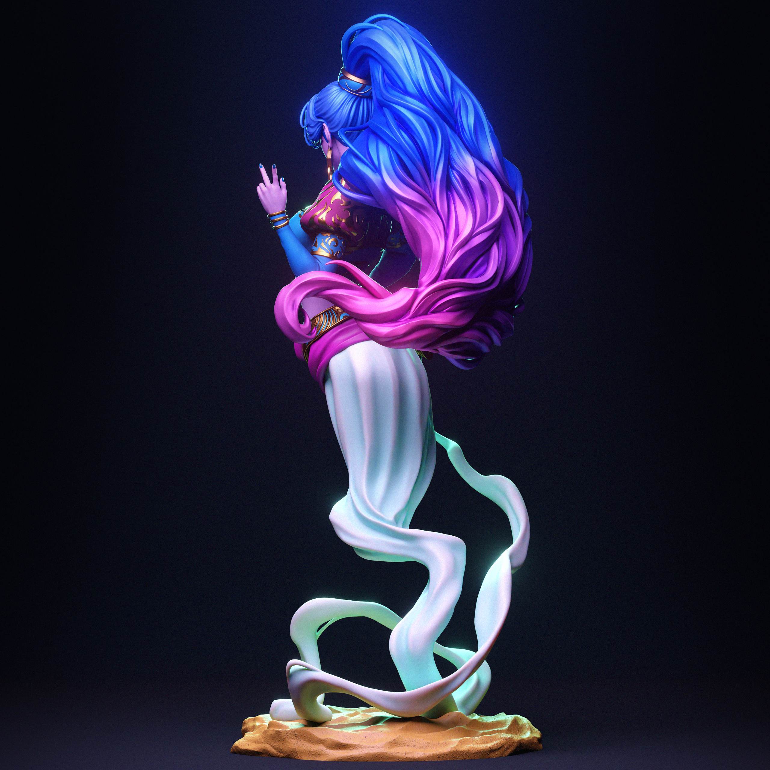 El Espíritu de la Lámpara . Fantasía y Mitología: imagen 5